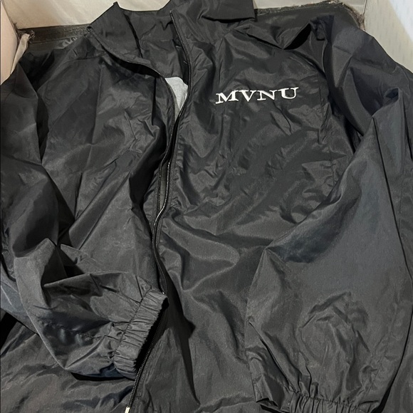 Sport-Tek Black Full Zip Windbreaker Jacket - MVNU Logo XL - Picture 1 of 3